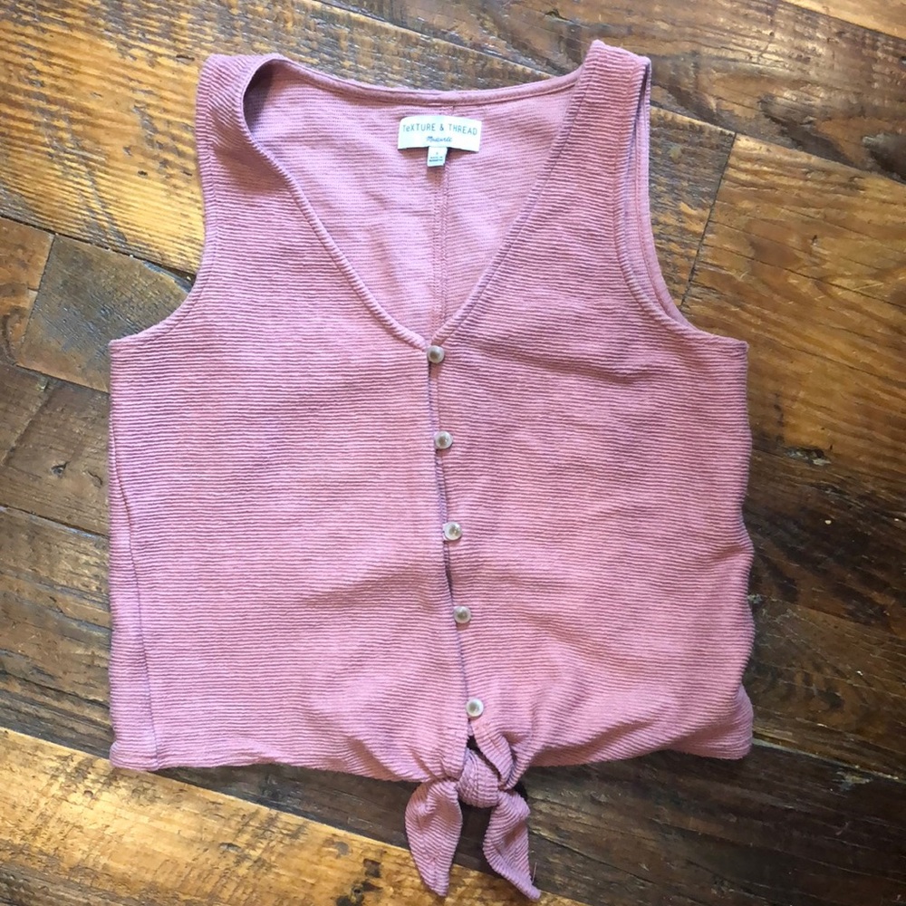 Madewell dusty rose tank top